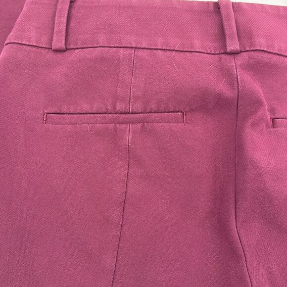 Ann Taylor Loft Marisa Skinny Cropped Stretch Pants Burgundy 0 - Picture 6 of 11